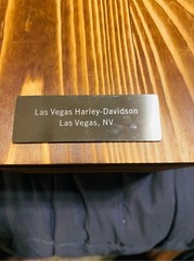 Harley Davidson 36oz Whiskey Classic Decanter w/ Original Wood Box NEW