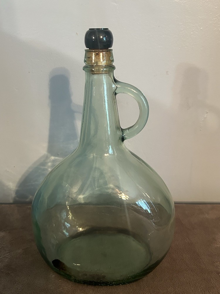 Almaden EST.1852 1/2 Gallon Cork Top Bottle Vineyards Green Glass