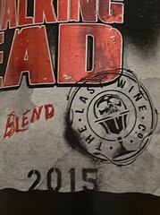 The Walking Dead Blood Red Blend Wine Bottle Empty 750ml Exclusive 2015 AMC