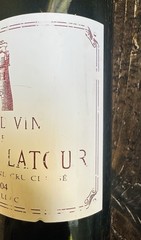 Chateau Latour Wine Bottle EMPTY 2004 Pauillac Bordeaux Collectible 750ml