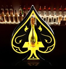 Ace of Spades Display Sign Bar Poker Room Man Cave Champagne, Vip Bottle Service