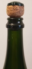 Vintage Perrier Jouet Fleur de Champagne Hand Painted Bottle Empty