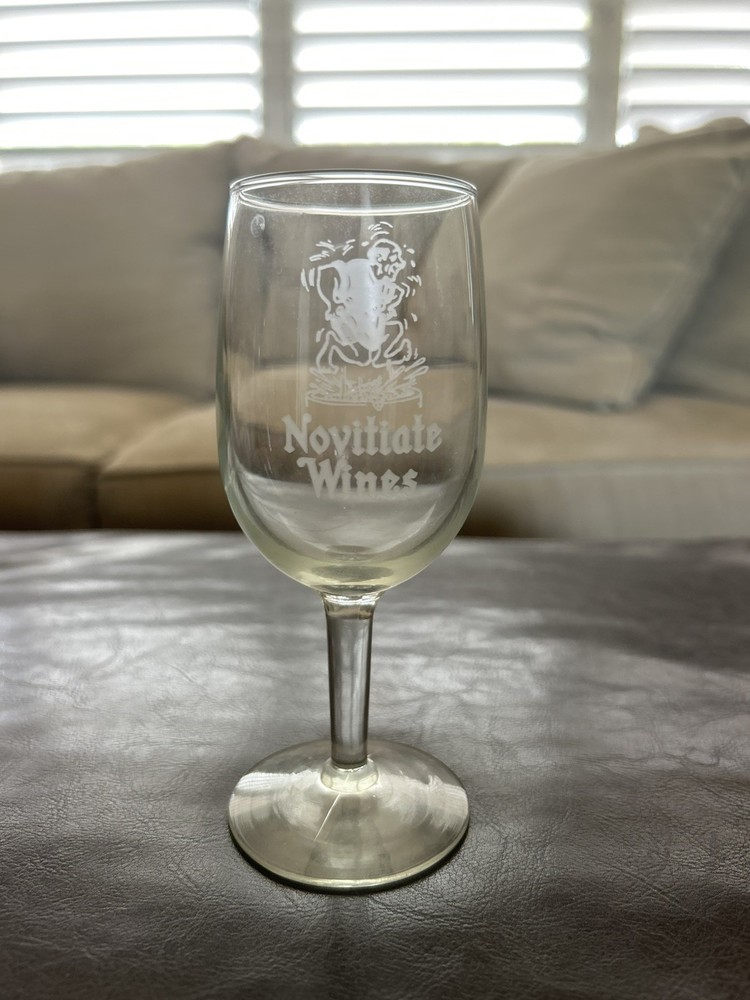 Novitiate wines wine glass