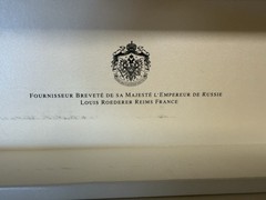 Louis Roederer Cristal 2012 Vintage Champagne box empty gift display box