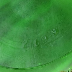 Vintage Christian Brothers Green Liquor Wine Bottle One Half Gallon