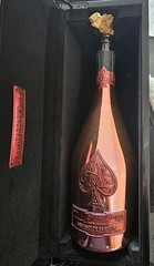 Empty Ace of spades Rose empty champagne rare bottle set with lots of extras750m