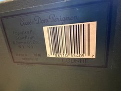 Cuvee Dom Perignon Vintage 1990 EMPTY Bottle with Original Box & Book and cork