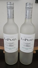 (2) La Playa Sauvignon Blanc 2023 EMPTY Frosted Bottle. Chile