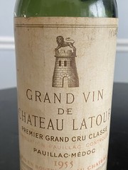 Grand Vin De Chateau Latour Pauillac-Medoc 1955 Empty Bottle No Cork