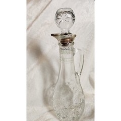 Vintage Morgan David 13in Clear Glass Wine Decanter Genie Bottle