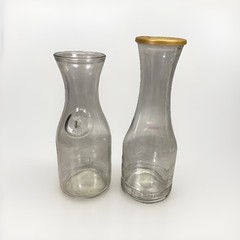 Set Of 2 Paul Masson Glass Carafe Wine Bottles – Since 1852