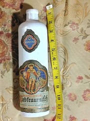 Beameister Liebfraumilch stoneware bottle Vintage