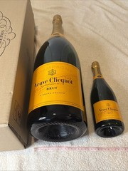 Veuve Clicquot 6L Champagne Factice Dummy Bottle Empty Display Yellow Label RARE