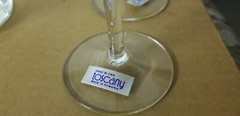 Toscany Etched Crystal Decanter with 6 Glasses