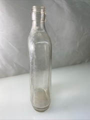 Antique Wine Liquor Bottle Clear Pint Knox Glass Co. 1943 J in Keystone