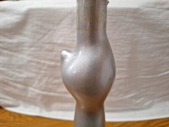 Vtg 2002 Happy Cat Silver Moselland Rheinhessen Riesling Glass Wine Bottle