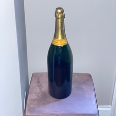 RARE VTG Veuve Clicquot Ponsardin 3L Sealed Empty Dummy Bottle Decor Collectible