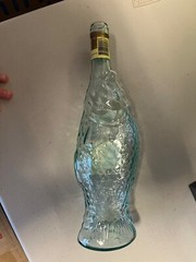Pescevino Fish Shaped Wine Bottle Product of Italy 1995 – No Wine – Empty Bottle