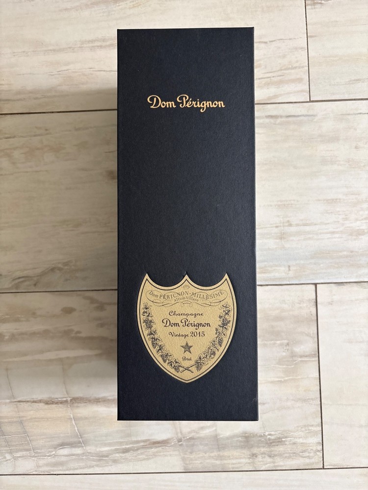 don perignon vintage 2015 empty bottle with box
