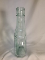 VINTAGE ALMADEN VINEYARDS PONY GREEN GLASS 2/5 PT. WINE BOTTLE LAS GATOS CA #4
