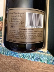 Cuvee Dom Perignon Vintage 1990 EMPTY Bottle with Original Box & Book and cork