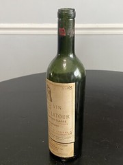Grand Vin De Chateau Latour Pauillac-Medoc 1955 Empty Bottle No Cork