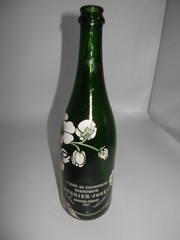 Vintage 1985 Perrier Jouet Fleur De Champagne Bottle Hand Painted Empty Bottle