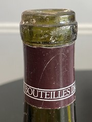 Musigny Red Burgundy Table Wine Bottle 1948 Empty Bottle No Cork