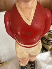 Vintage Joaquim Antonio Da Silveira Empty Football Soccer Player Wine Bottle 12”