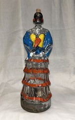 Vintage 1950 Dalmau Hermanos & Co. From Spain Glass Bottle Original Label