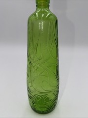 VTG RIPPLE Gallo&rsquo;s 1960-84 HIPPIE Wine Flavor Guard Green Glass Bottle 4/5 QT