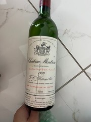 Empty Collectible Wine Bottle – Château Montrose 1989