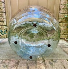 Exceptionally Large Vintage French Merlot Demijohn Wine Bottle!