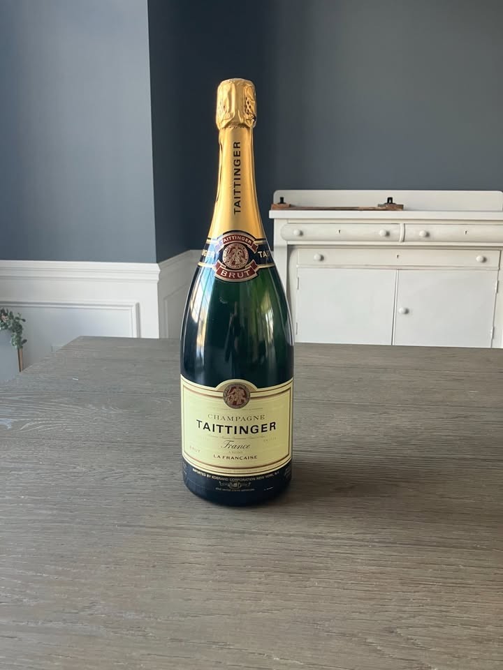 Sealed Empty Taittinger Brut Champagne Bottle Display Dummy 1.5 Liter