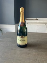 Sealed Empty Taittinger Brut Champagne Bottle Display Dummy 1.5 Liter