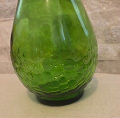 Vintage Gallo Green Emerald Glass Wine Jug 1/2 Gallon
