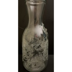 Vintage Paul Masson Norman Kosarin Wine Decanter Carafe Etched Glass 1852