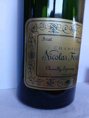 Glass Empty Tall French Wine Brut Champagne Bottle 3000 ML Display Feuillatte