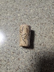 W/Cork! Happy Cat Moselland Green Cat Shaped Glass Wine Bottle 2023 Rheinhessen
