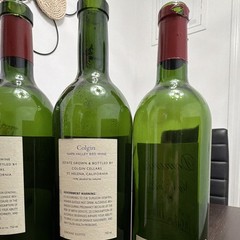 Colgin IX Estate 2014 & 2018 + Dominus 2012 Empty Wine Bottles 750 mL