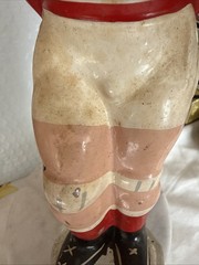 Vintage Joaquim Antonio Da Silveira Empty Football Soccer Player Wine Bottle 12”