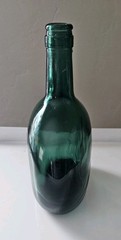 Dark Green Glass Wine Bottle 8&Prime;H Stamped 29 231 F