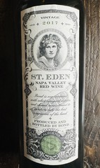 Bond Wine Bottle Empty 2017 St. Eden Napa Valley Collectible 750ml