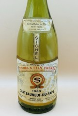 Vintage 1963 Chateau Rayas Chateauneuf-du-Pape Reserve French Red Wine Bottle