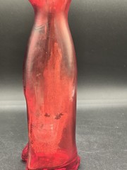 Red Mosel Riesling Qualitatswein Red Cat Empty Wine Bottle Cat Lovers AS-IS