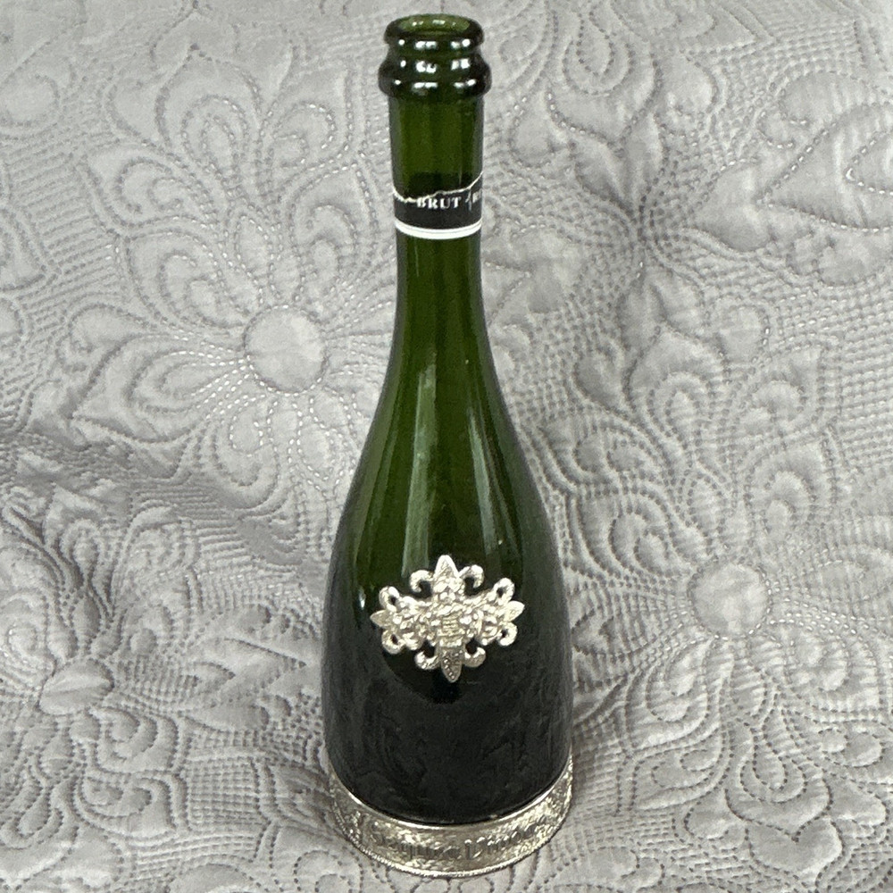 Segura Viudas Brut Reserva Heredad Cava 750 mL Green Wine Bottle Pewter Base