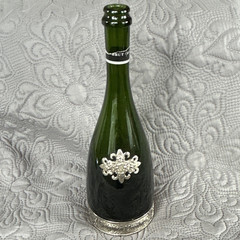 Segura Viudas Brut Reserva Heredad Cava 750 mL Green Wine Bottle Pewter Base