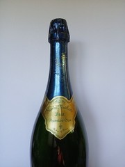 Glass Empty Tall French Wine Brut Champagne Bottle 3000 ML Display Feuillatte