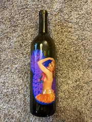 MARILYN MONROE NORMA JEANE 2004 EMPTY WINE BOTTLE MERLOT 7TH VINTAGE