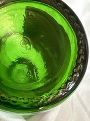 Vintage André Cold Duck 4/5 Quart Green Glass Wine Bottle Modesto CA